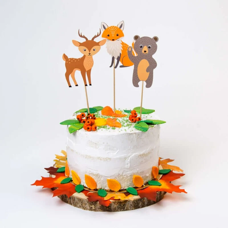 Caketopper Waldtier