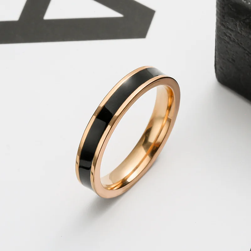 Paar Ringe Schwarz