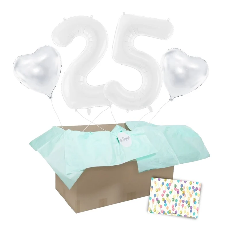 Heliumballon-Geschenk Geburtstagsballon XXL Set Deluxe