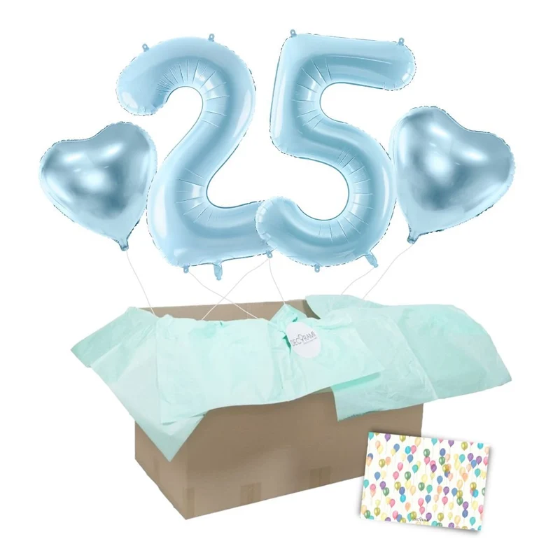 Heliumballon-Geschenk Geburtstagsballon XXL Set Deluxe