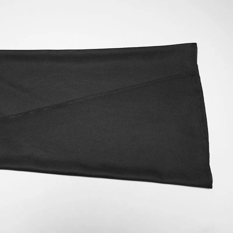 Gothic-Maxikleid mit tiefem Ausschnitt und schulterfreiem Design für Damen – Hochzeitskleid