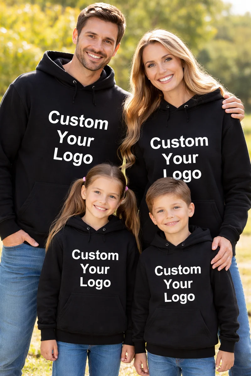 Personalisierte Hoodies Familie