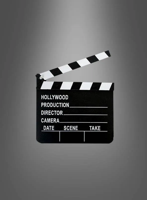 Filmklappe Hollywood Partyzubehör