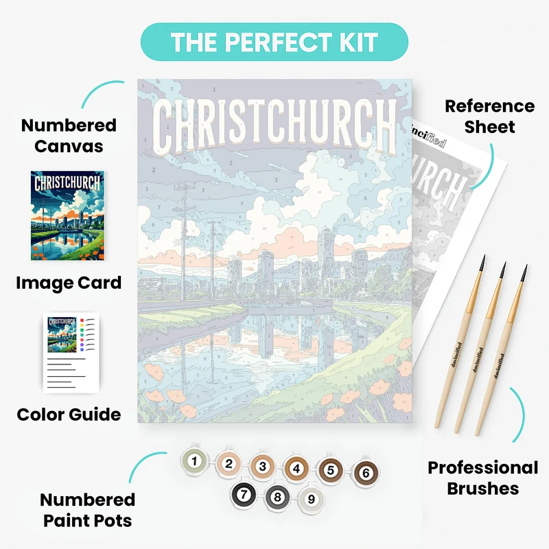 Christchurch - Paint by Numbers Kit