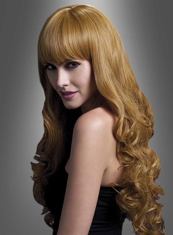Isabelle Deluxe Lockenperücke Langhaar