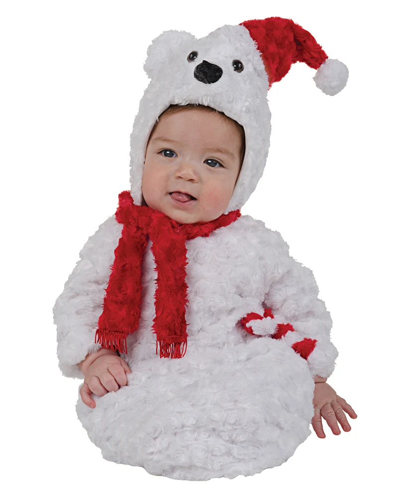 Polarbär Plüsch Babykostüm