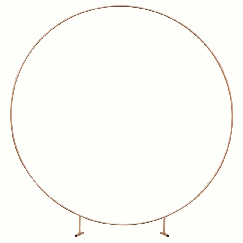Ballonbogen Kreis Roségold 2 Meter