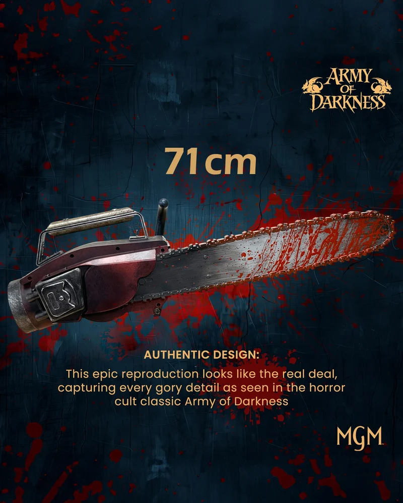 Armee der Finsternis Prop Replik Ash's Kettensäge 71 cm