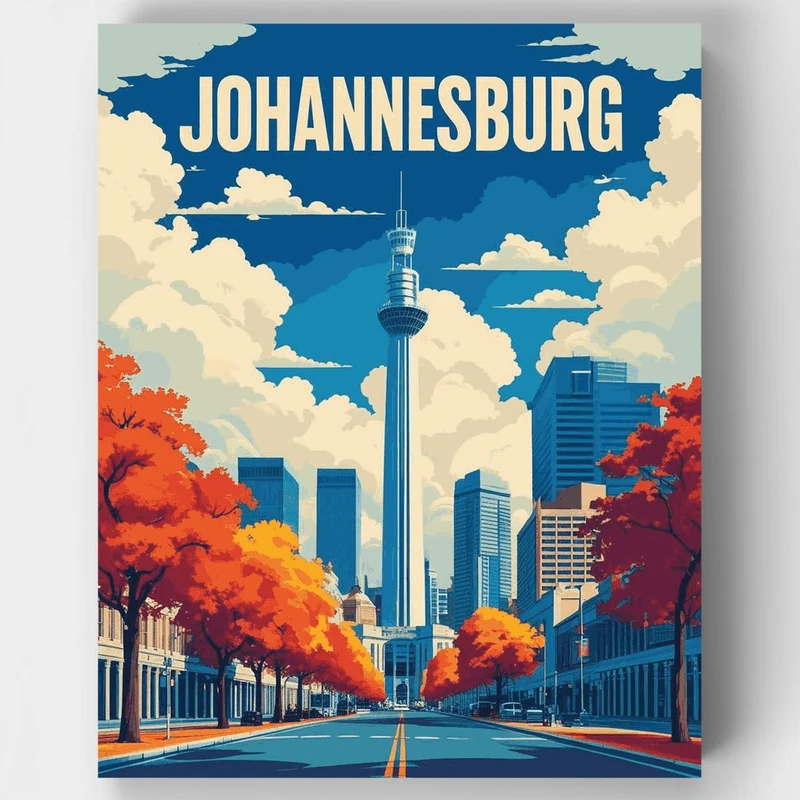 Johannesburg - Paint by Numbers Kit