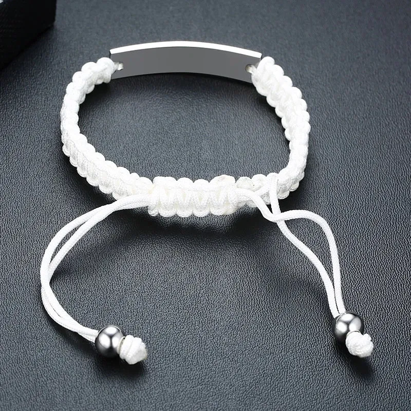Paar Armband Mit Gravur Leder