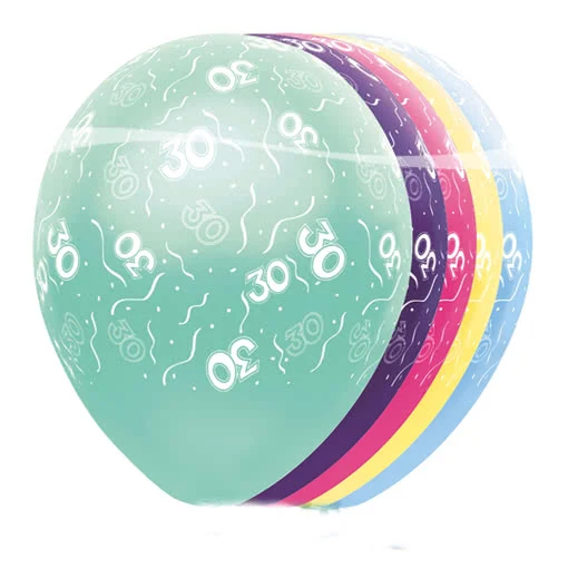 Geburtstag Latex Ballons 30