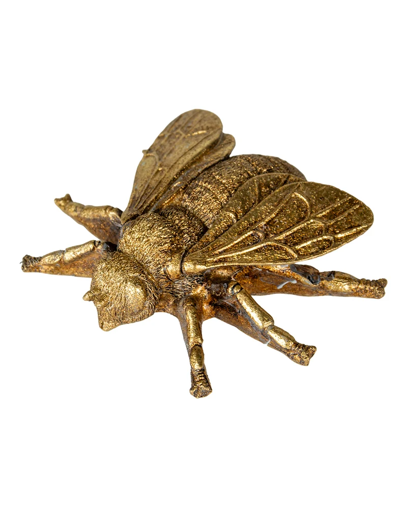 Goldene Biene Deko für Tisch & Wand Ø 9cm