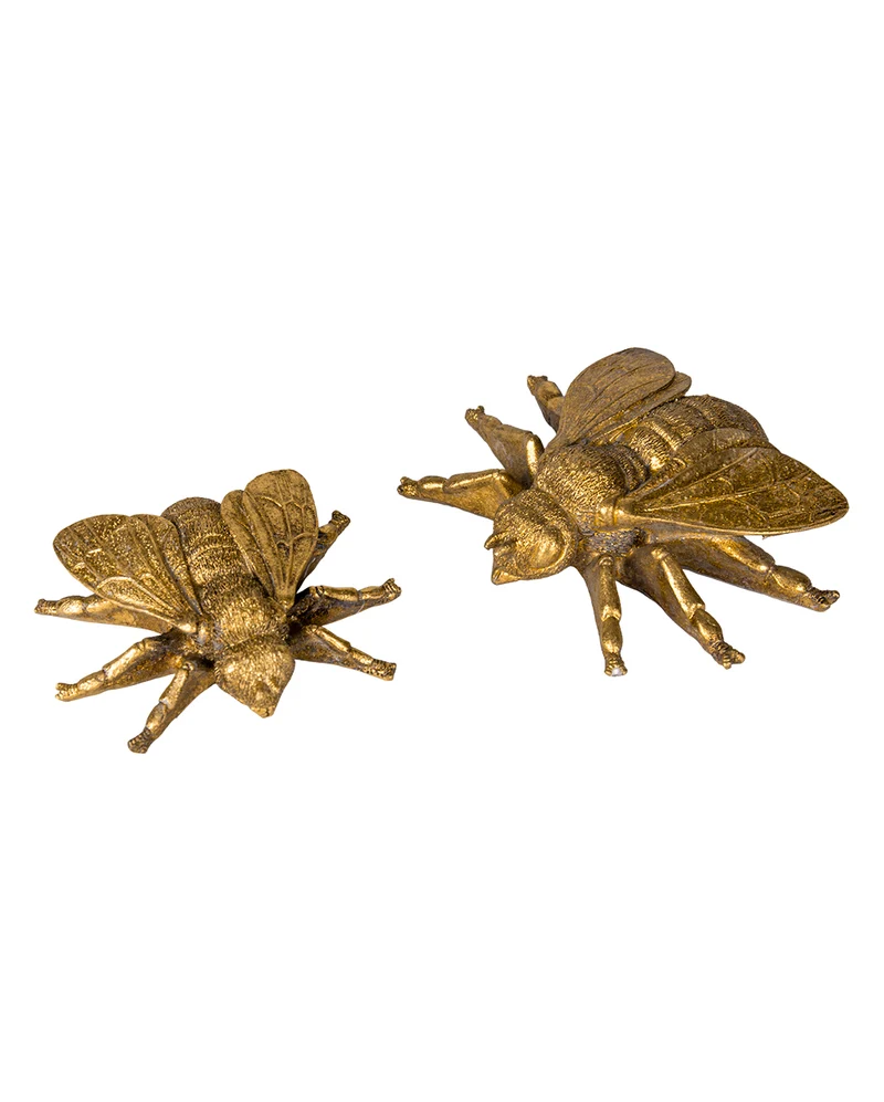 Goldene Biene Deko für Tisch & Wand Ø 9cm