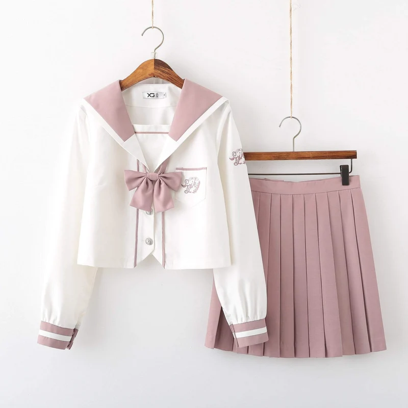 Frauen JK Uniform Japanische Highschool Uniform Studentin Sailor Suits Cosplay Kostüme