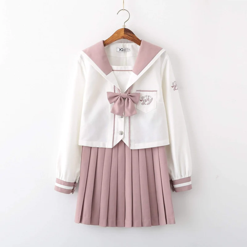 Frauen JK Uniform Japanische Highschool Uniform Studentin Sailor Suits Cosplay Kostüme