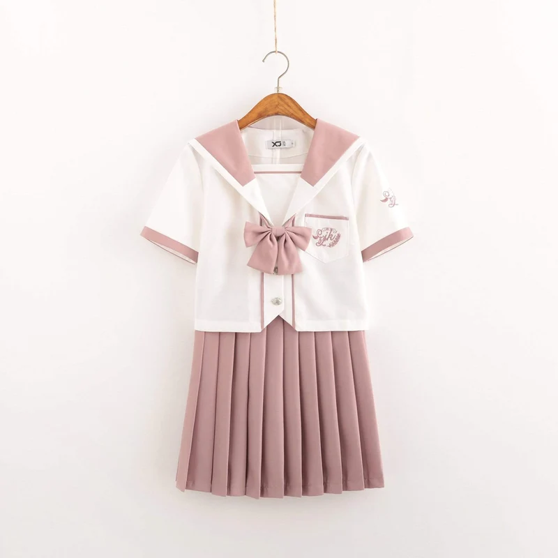 Frauen Kurzarm JK Uniform Japanische High School Uniform Mädchen Student Sailor Anzüge