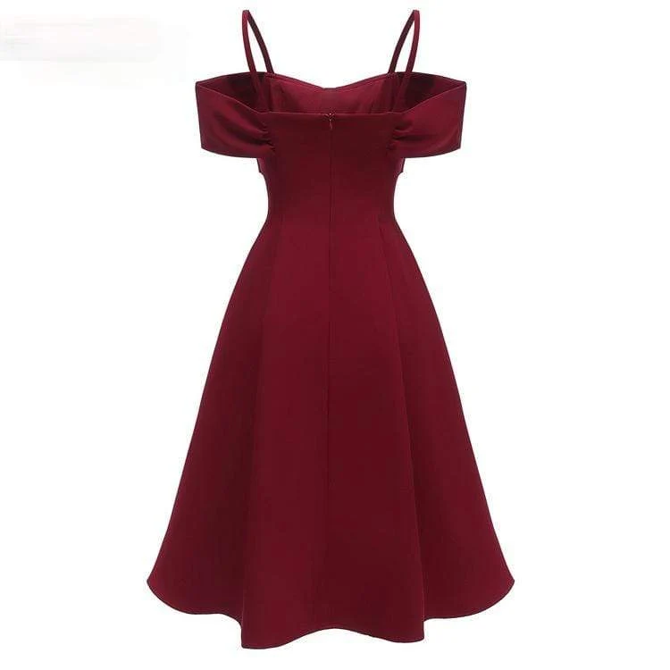 Damen Bowknot Slip Kleider Brautjungfernkleider