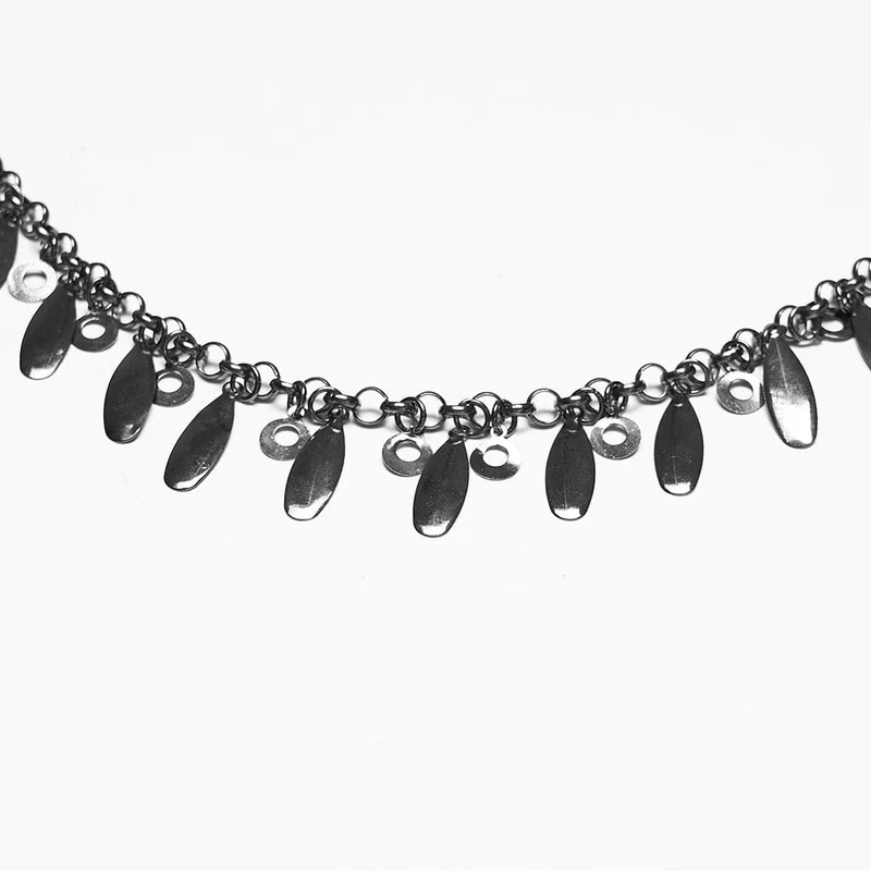 Punk-Metallklingen-Taillenkette für Damen