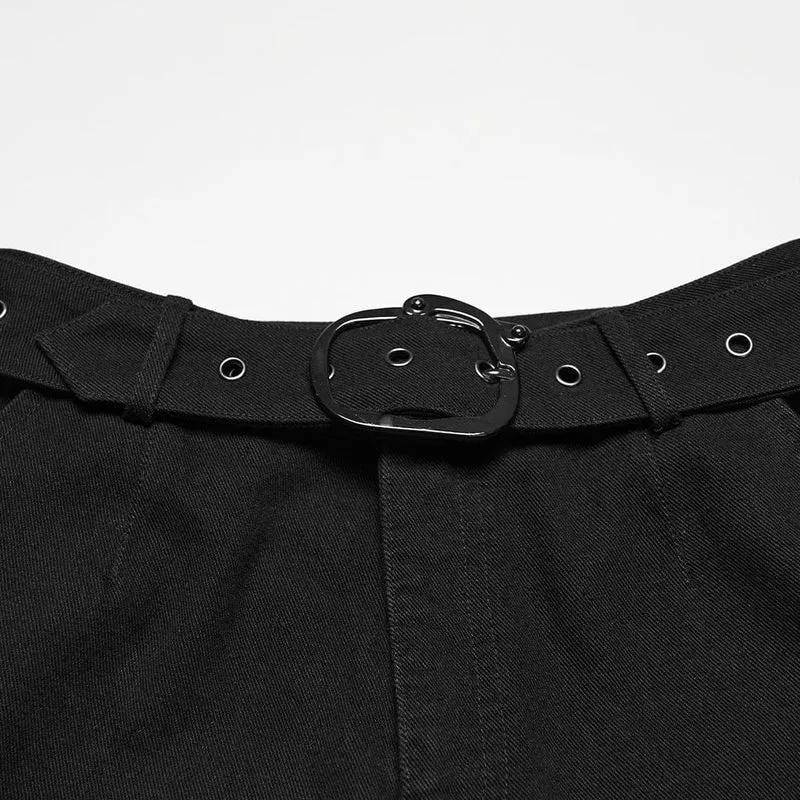 Punkige, zerrissene, ungesäumte, dekadente Jeans für Damen