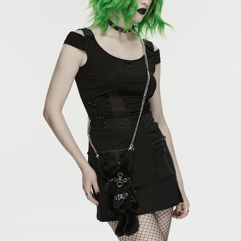 Punk-Rebellin, angekettete Plüschpuppe für Frauen