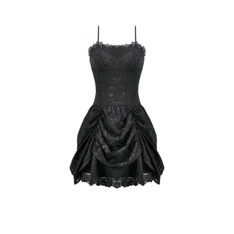 Gothic-besticktes Peplum-Unterkleid für Damen