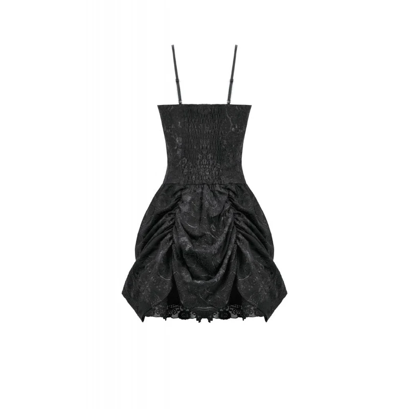 Gothic-besticktes Peplum-Unterkleid für Damen