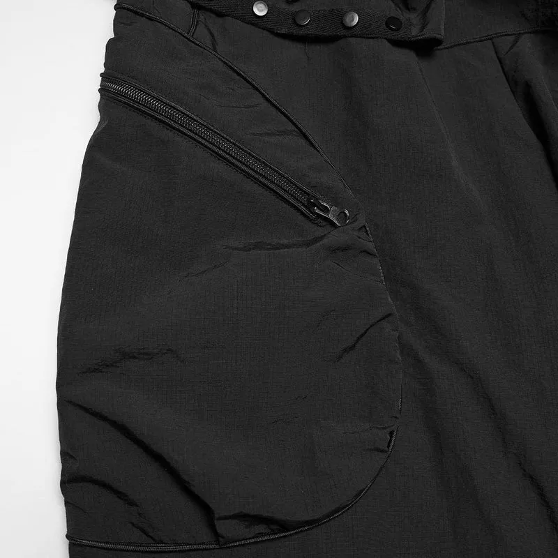 Punk-Cargohose für Damen mit Rüschensaum und großen Taschen