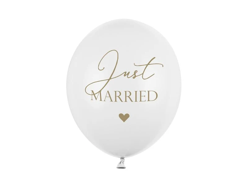 Latexballons "Just Married" 10 Stk.