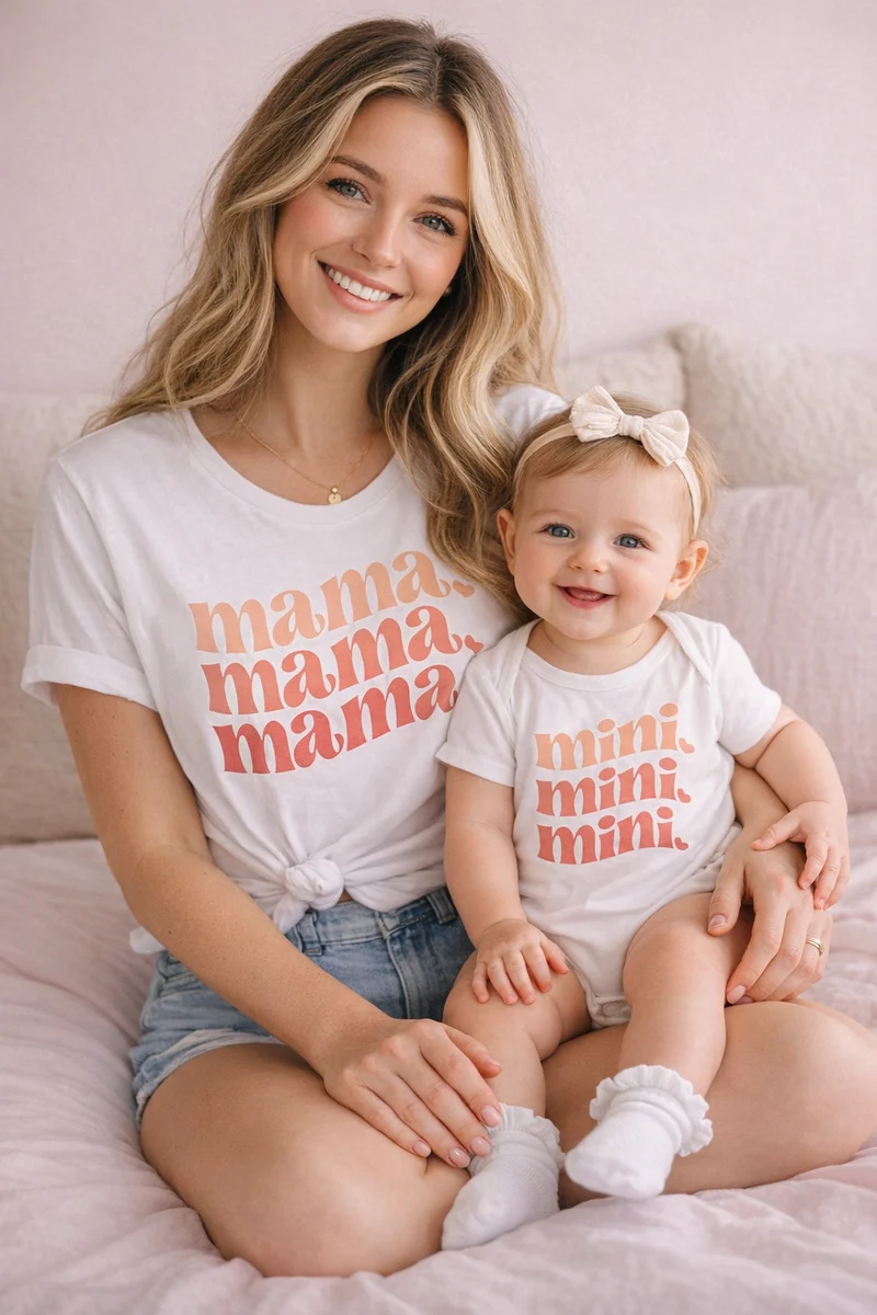Mutter Tochter T-Shirts Drucken