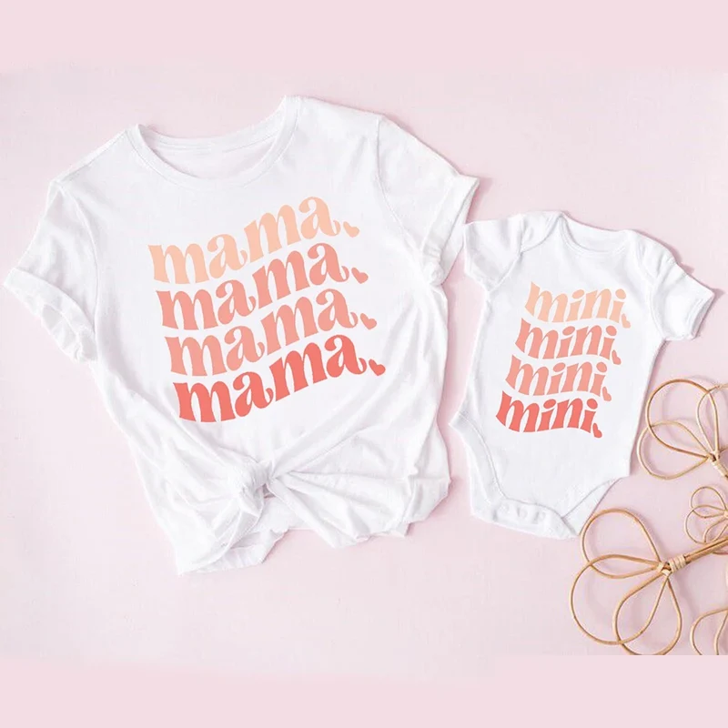 Mutter Tochter T-Shirts Drucken