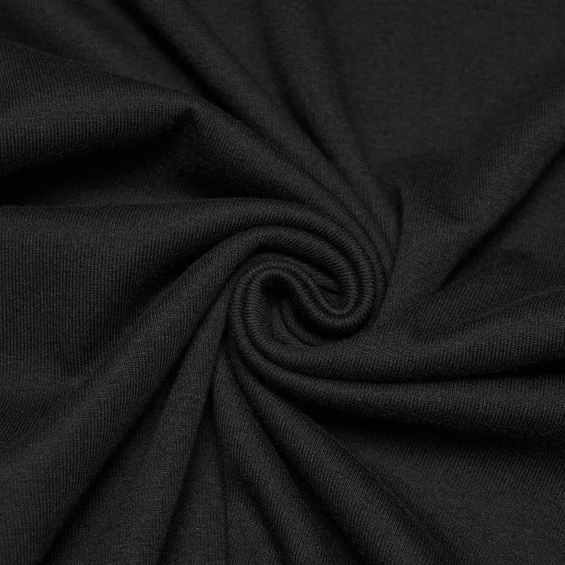 Punk-Kleid für Damen mit Schnürung, unregelmäßigem Saum und Neckholder