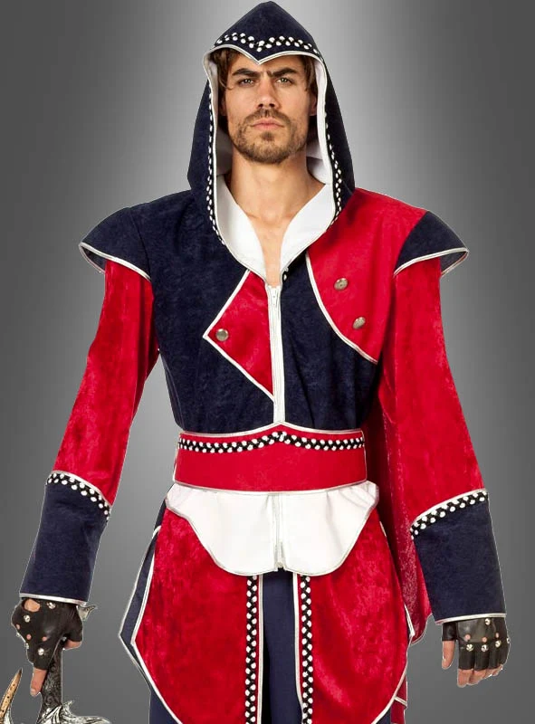 Fantasy Krieger Ezio Herrenkostüm