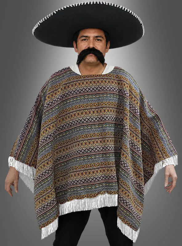 Mexikaner Poncho Deluxe S-XXXL