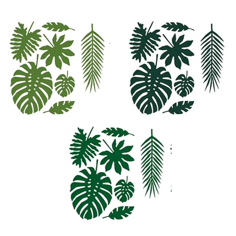 Tischdeko Tropical Paper Leaves