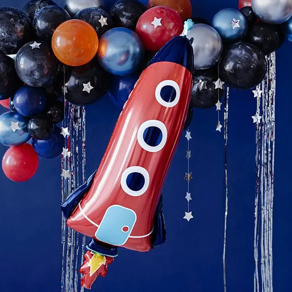 Heliumballon-Geschenk Rakete und Astronaut