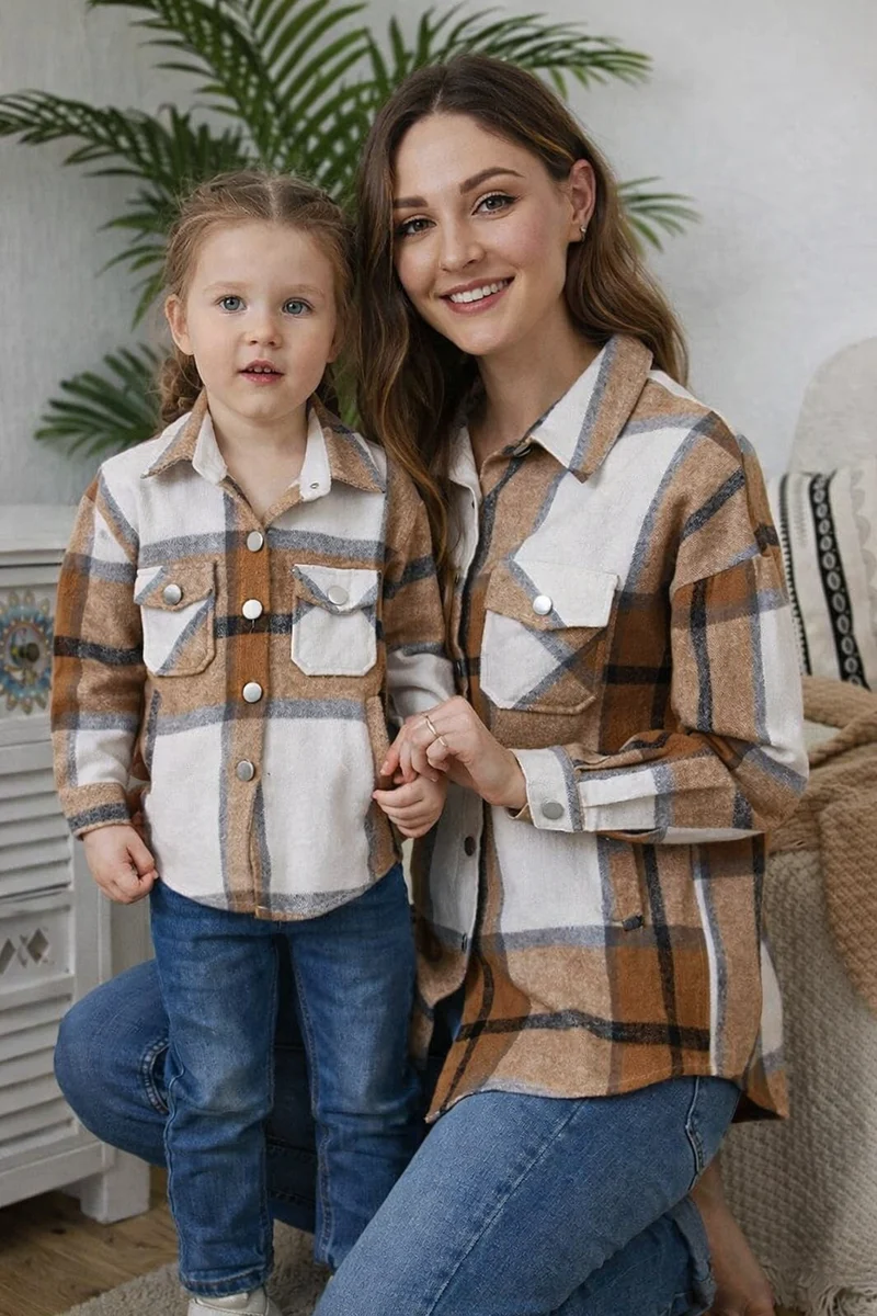 Mom And Daughter Winter Outfits