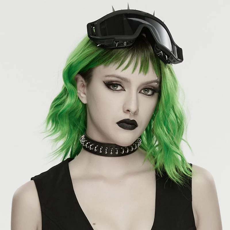 Punk-Ringe-Choker für Damen