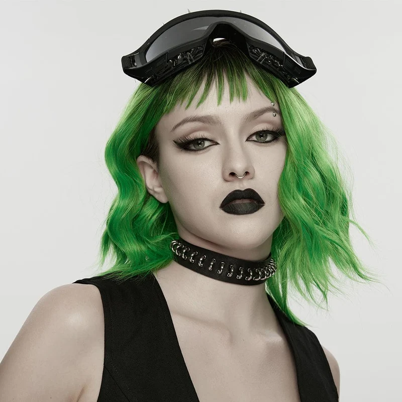 Punk-Ringe-Choker für Damen