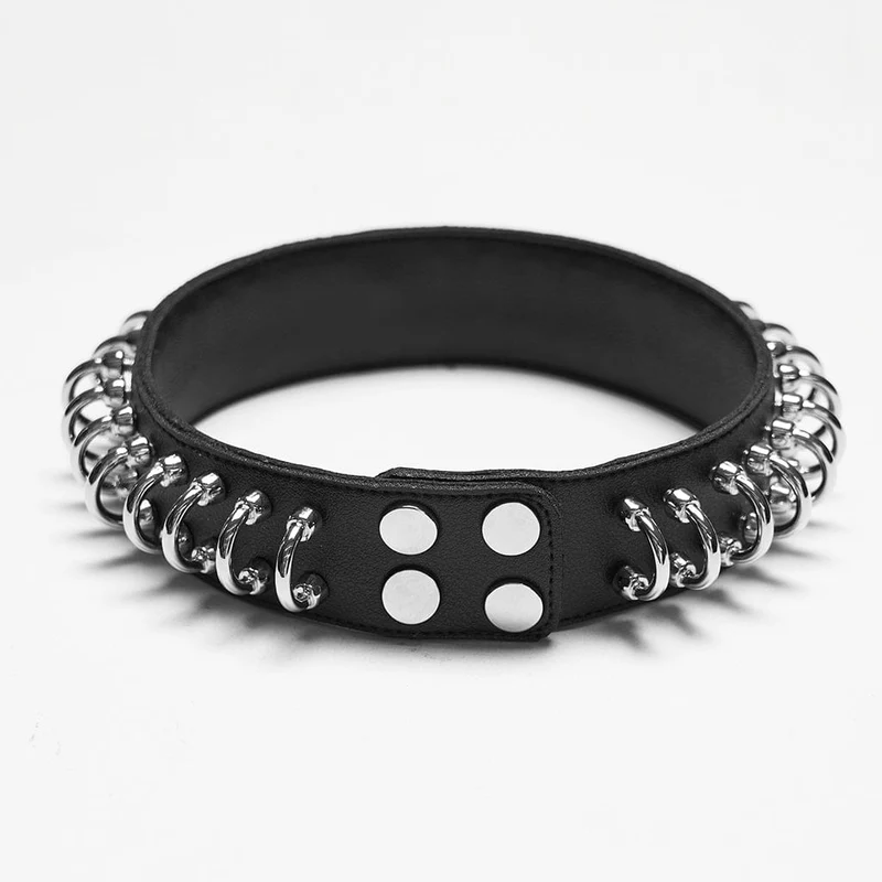 Punk-Ringe-Choker für Damen