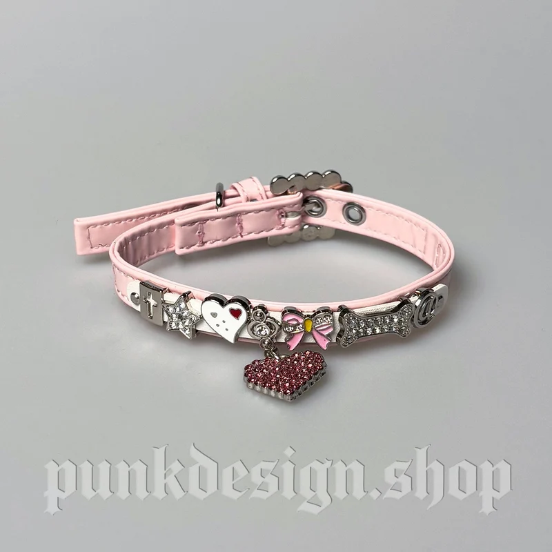 Gothic Doppellagiges Katzenchoker aus Imitationsperlen
