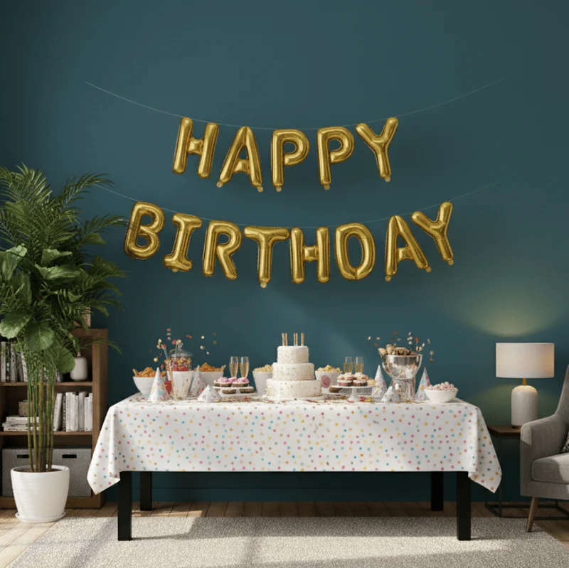 Dein Ballon-Wunschtext Gold
