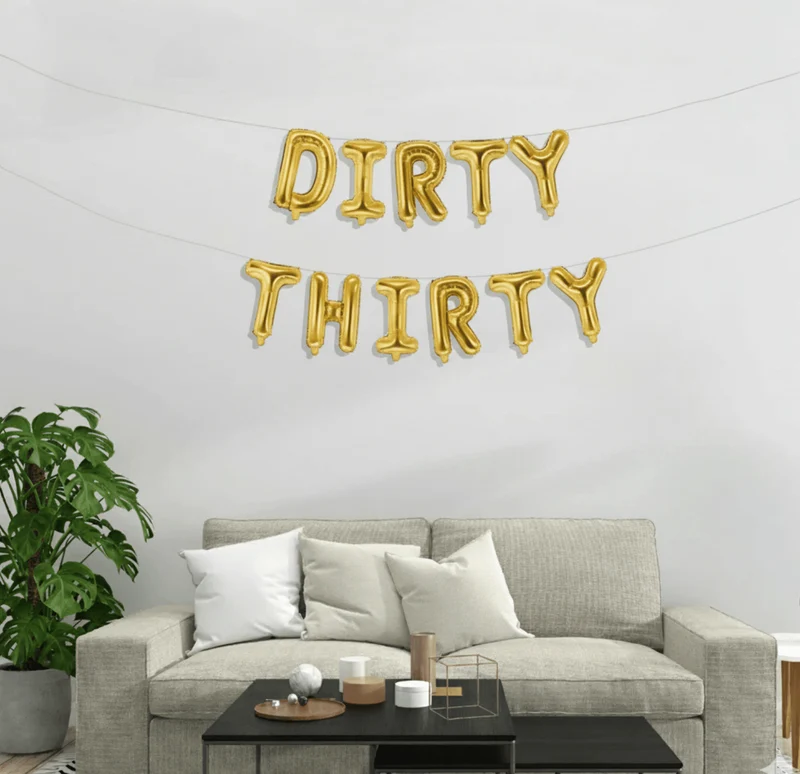 Dein Ballon-Wunschtext Gold