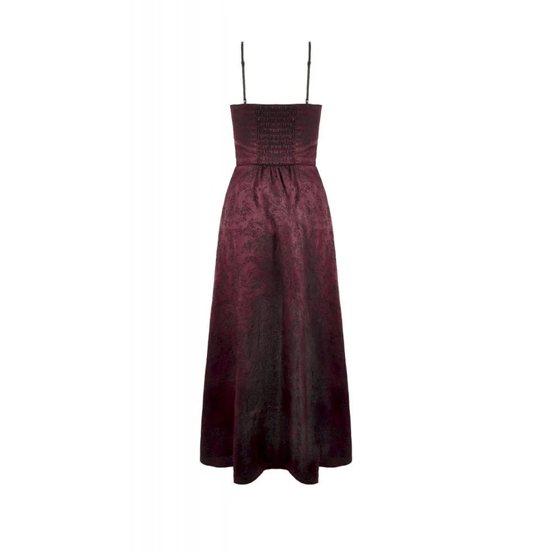 Gothic-Brautkleid für Damen mit Rosenmuster, mehrlagiger Spitze, Rüschen und asymmetrischem Schnitt