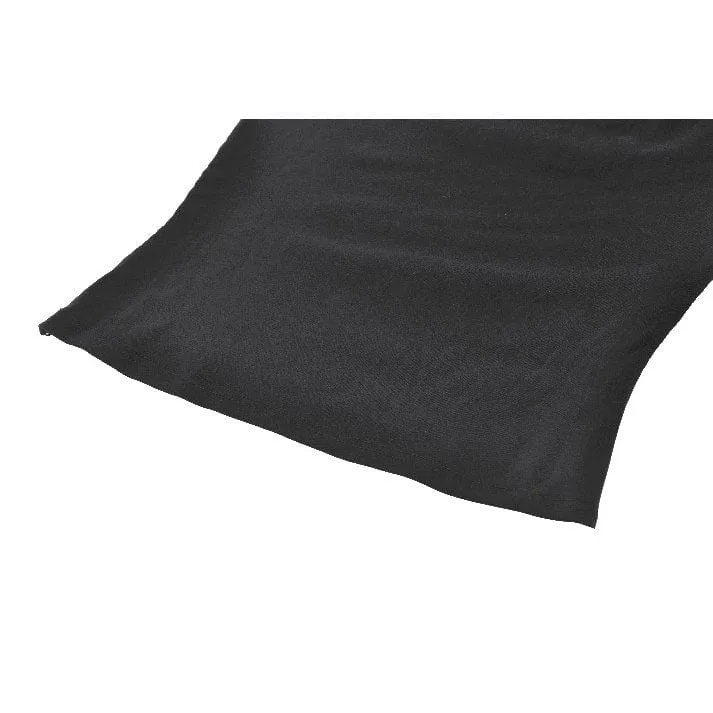 Damen Punk Neckholder-Top mit Ösenträgern und Mesh-Panel
