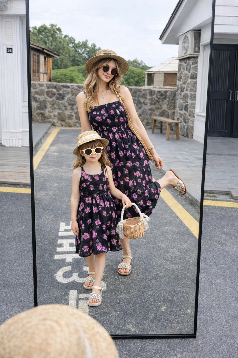Mom And Daughter Twin Outfits