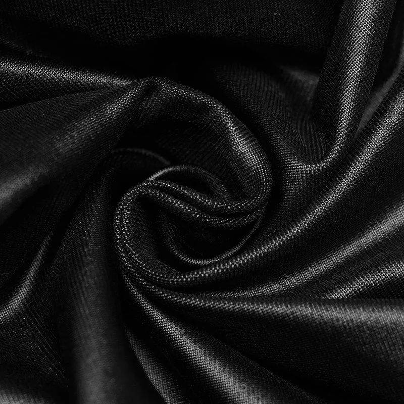 Punk-Leggings mit gerüschter Spitze und gespleißtem Netzstoff für Damen