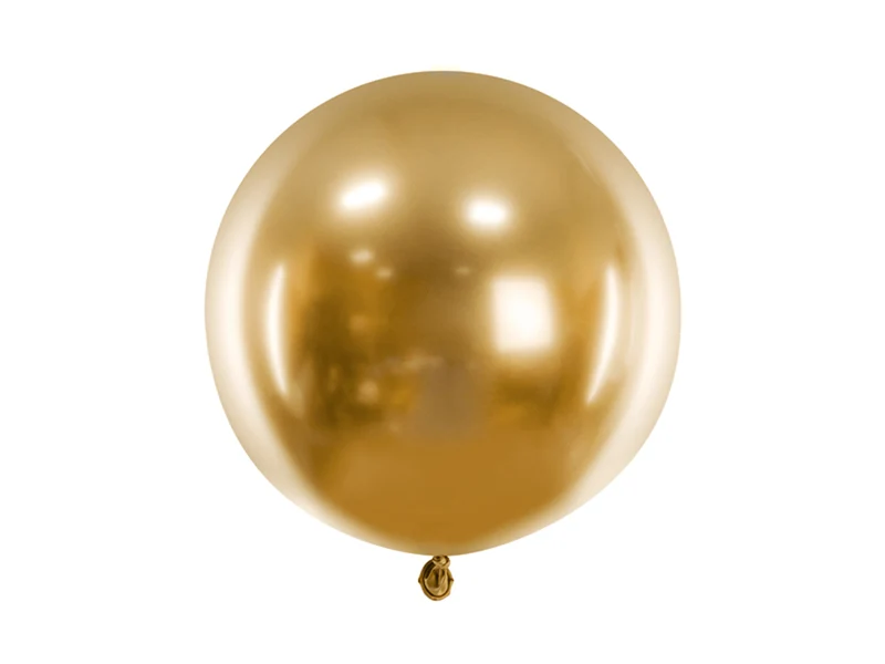 XL Ballon Ø 60cm Chrom-Gold