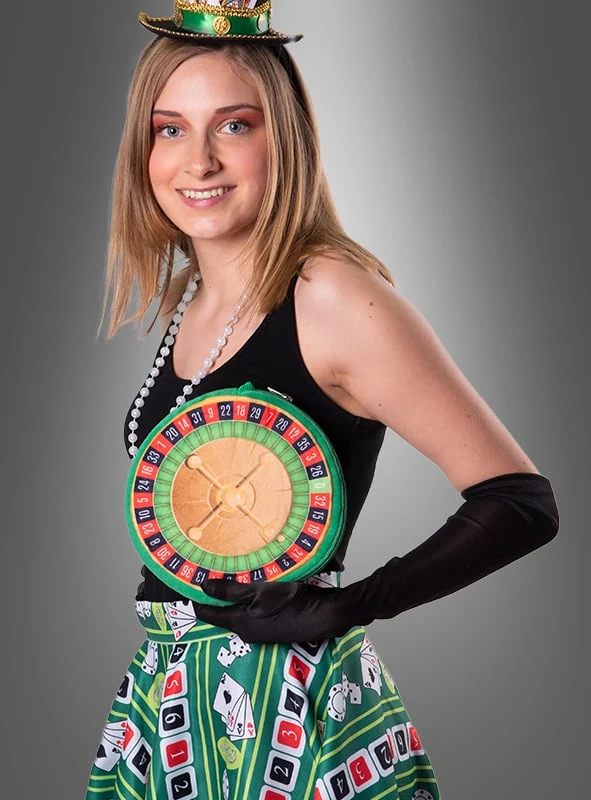 Roulette Handtasche zum Kostüm