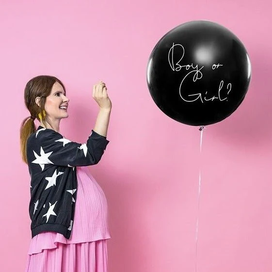 Helium-Set XXL Ballon Gender Reveal "Boy or Girl?" - It's a Boy!