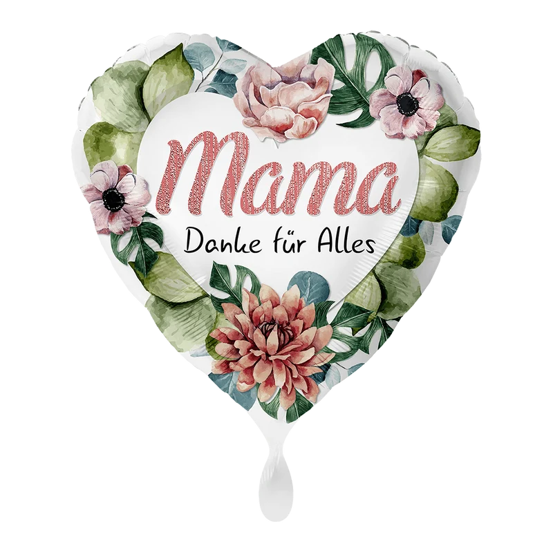 Heliumballon-Geschenk "Mama, Danke für Alles"